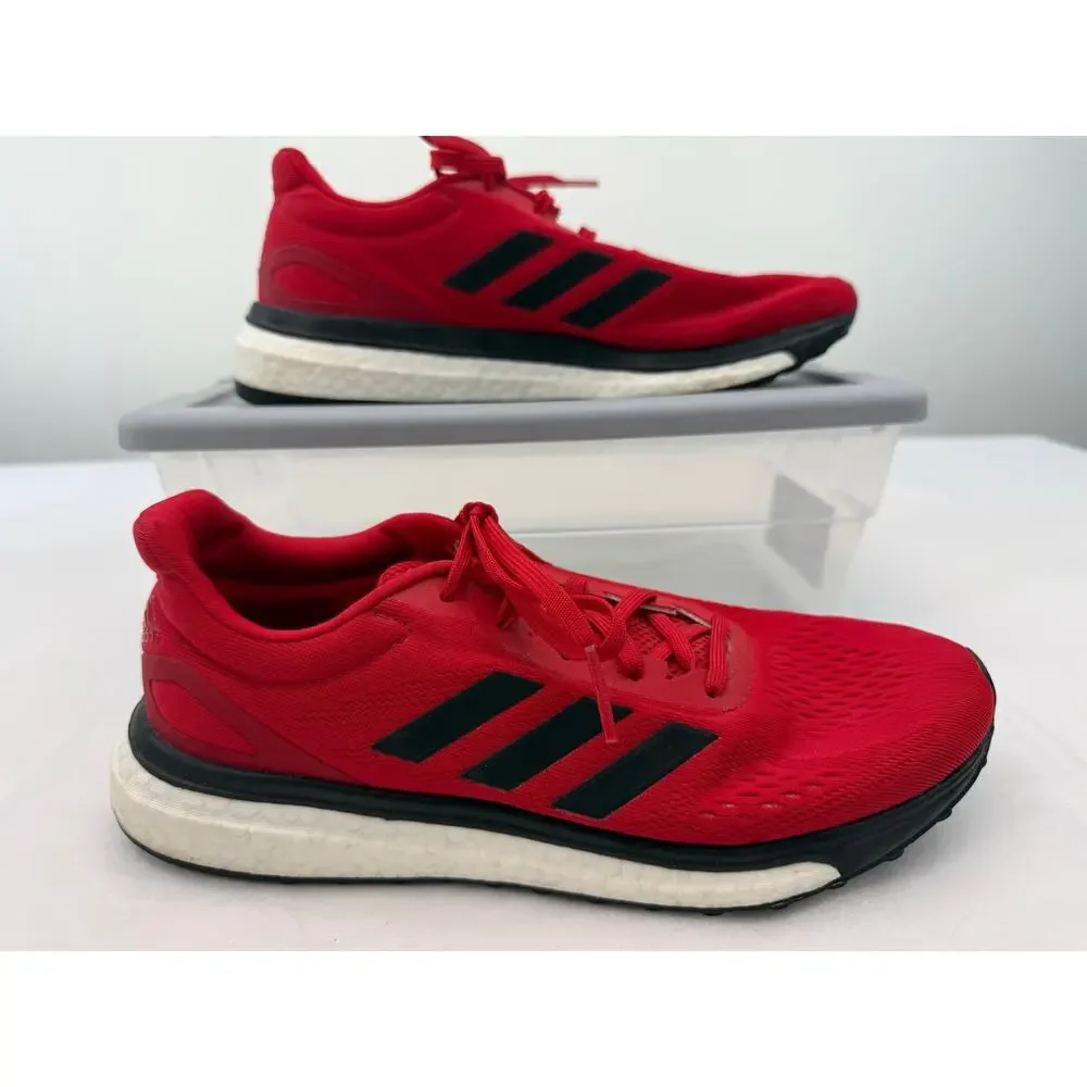 Adidas Sonic Drive Boost Running Shoes Red Black Mens Size 7.5 Athletic Sneakers